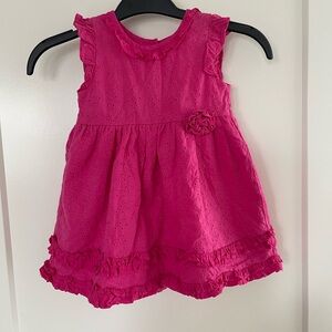 Pink Eyelet Baby Dress